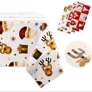 ✨2/$25✨ 4 Pack Disposable Christmas Tablecloths